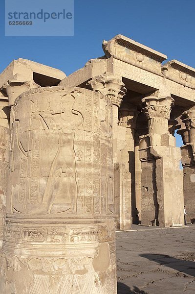 Tempel von Kom Ombo  Kom Ombo  Ägypten  Nordafrika  Afrika