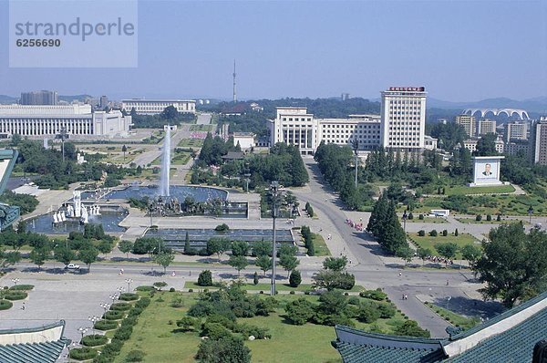 Organisation  organisieren  Großstadt  Garten  Asien  Nordkorea