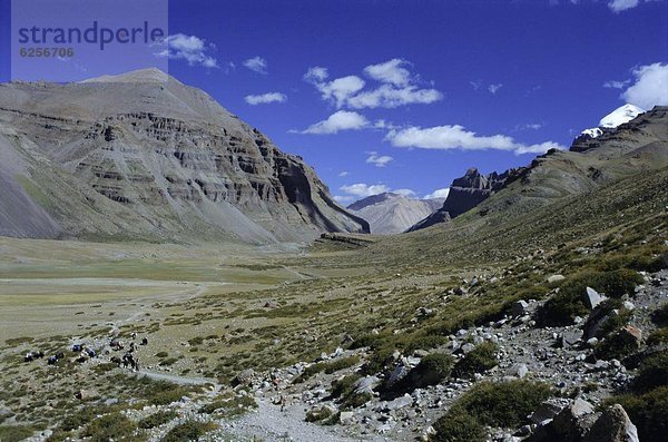 Berg  Weg  Heiligkeit  China  Buddhismus  Asien  rund  Tibet