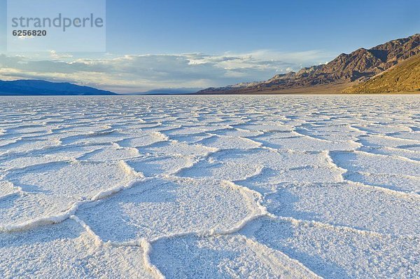 Vereinigte Staaten von Amerika USA Meer Nordamerika Death Valley Nationalpark unterhalb Kalifornien Platz Speisesalz Salz