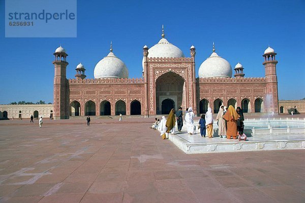 Asien  Badshahi Moschee  Lahore  Pakistan  Punjab