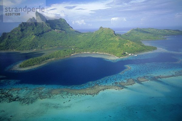 Pazifischer Ozean  Pazifik  Stiller Ozean  Großer Ozean  Luftbild  Französisch-Polynesien  Gesellschaftsinseln  Tahiti