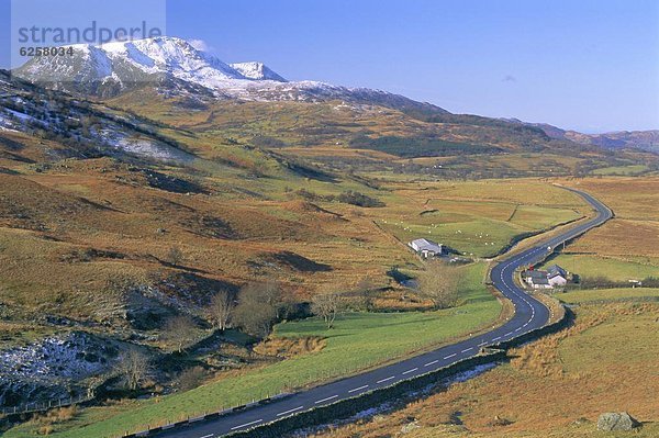 Europa  Großbritannien  Fernverkehrsstraße  Gwynedd  Wales