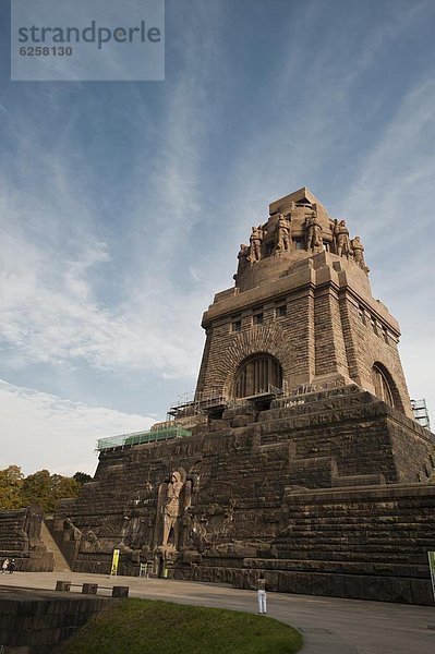 Völkerschlachtdenkmal  Leipzig  Sachsen  Deutschland  Europa