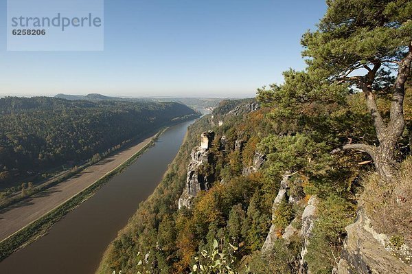 Nationalpark Sächsische-Schweiz  Sachsen  Deutschland  Europa