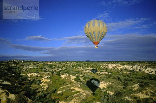 Truthuhn  Wärme  Landschaft  über  Himmel  Ballonsport  Anatolien  Asien  Kappadokien  Türkei