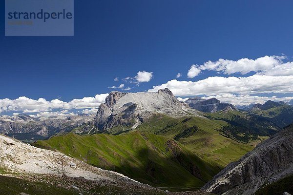 Trentino Südtirol  Europa  Ansicht  Dolomiten  Flucht  Italien