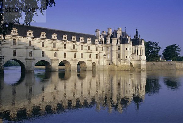 Schloss Chenonceaux  Pays De La Loire  Frankreich  Europa
