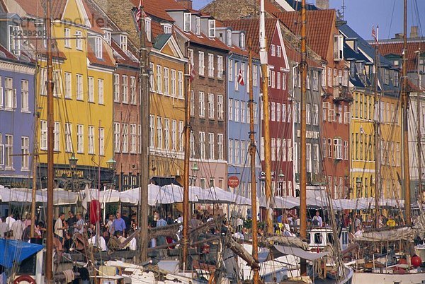 Europa Ufer Restaurant Dänemark Kopenhagen Hauptstadt Zimmer Nyhavn Skandinavien