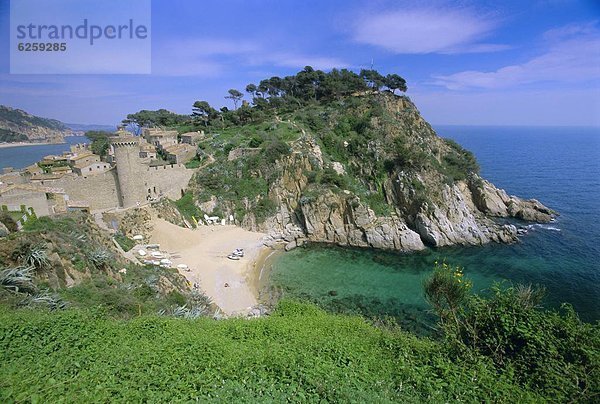 Europa  Küste  Spanien  Tossa de Mar