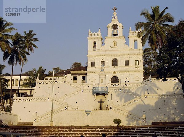 Kirche  Konzept  einwandfrei  Goa  Indien
