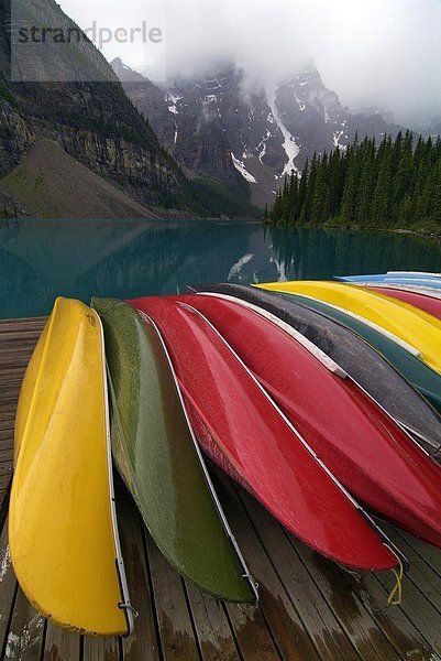 Nordamerika Rocky Mountains Valley of the Ten Peaks Banff Nationalpark Moraine Lake UNESCO-Welterbe Alberta Kanada