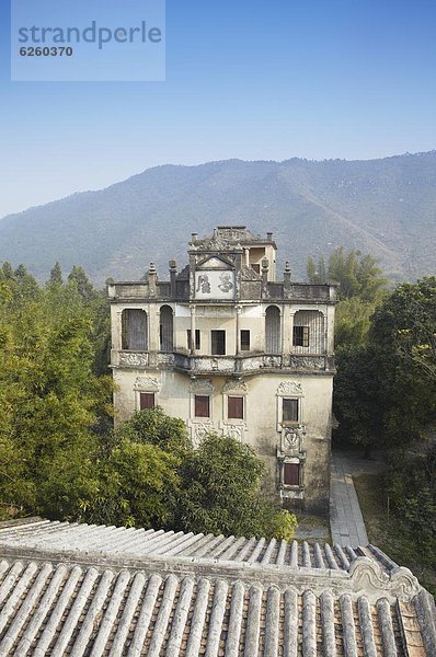Dorf  lang  langes  langer  lange  China  UNESCO-Welterbe  Asien  Guangdong  Villa