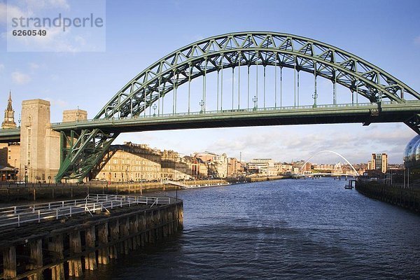 schaukeln  schaukelnd  schaukelt  schwingen  schwingt schwingend  Europa  Großbritannien  Brücke  England  Newcastle upon Tyne  Schaukel  Tyne and Wear