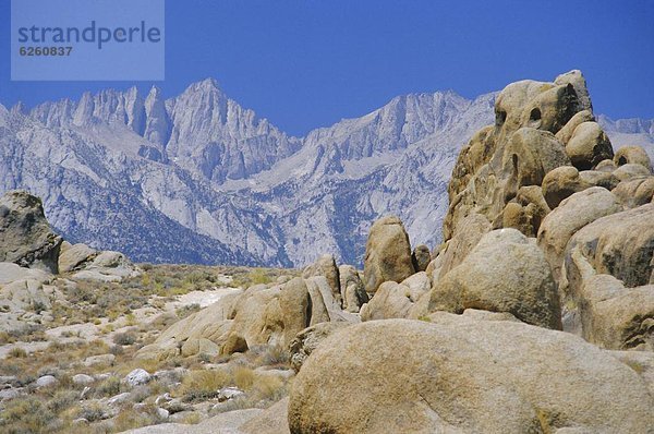 Vereinigte Staaten von Amerika  USA  entfernt  Nordamerika  Berg  Sierra Nevada  Kalifornien  Distanz  Granit
