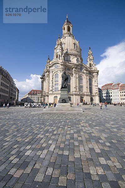 Frauenkirche (Liebfrauenkirche)  Dresden  Sachsen  Deutschland  Europa