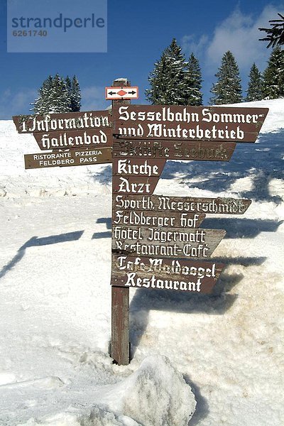 Europa Baden-Württemberg Schwarzwald Deutschland