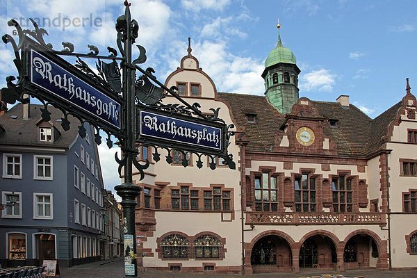 Europa  Altstadt  Freiburg im Breisgau  Baden-Württemberg  Deutschland
