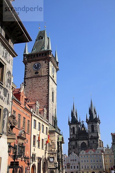 Prag  Hauptstadt  Europa  Halle  Stadt  Kathedrale  Tschechische Republik  Tschechien  Tyn  alt