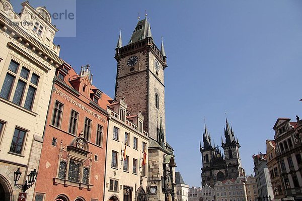 Prag  Hauptstadt  Europa  Halle  Stadt  Kathedrale  Tschechische Republik  Tschechien  Tyn  alt