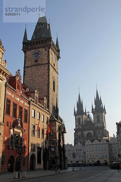 Prag  Hauptstadt  Europa  Halle  Stadt  Kathedrale  Tschechische Republik  Tschechien  Tyn  alt