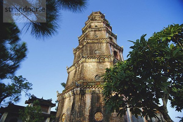 nahe  Fluss  Parfüm  Achteck  Pagode  Vietnam