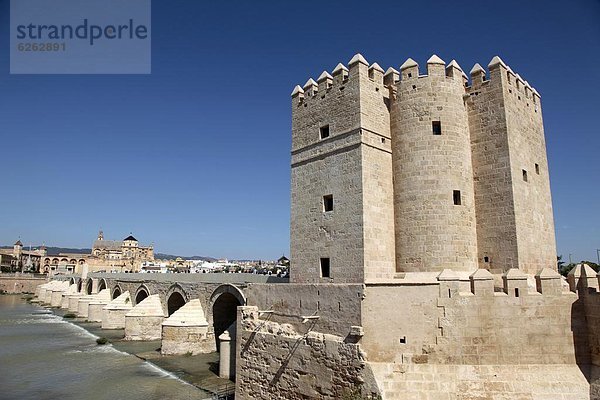 Europa  über  Altstadt  Andalusien  Guadalquivir  Spanien
