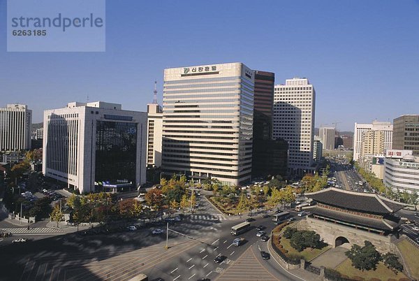 Seoul  Hauptstadt  Skyline  Skylines  Großstadt  Südtor  Südkorea