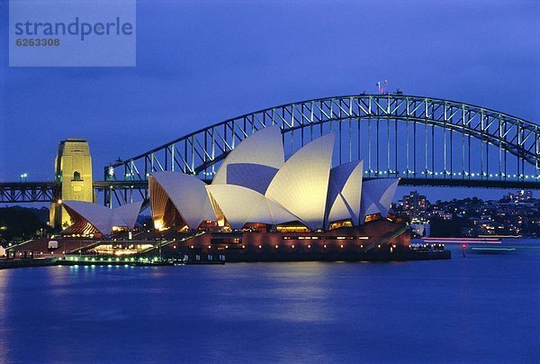 Hafen Wohnhaus Brücke Australien New South Wales Oper Sydney