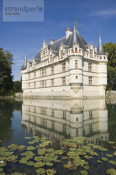 Frankreich Europa Palast Schloß Schlösser Jahrhundert Indre-et-Loire Loiretal