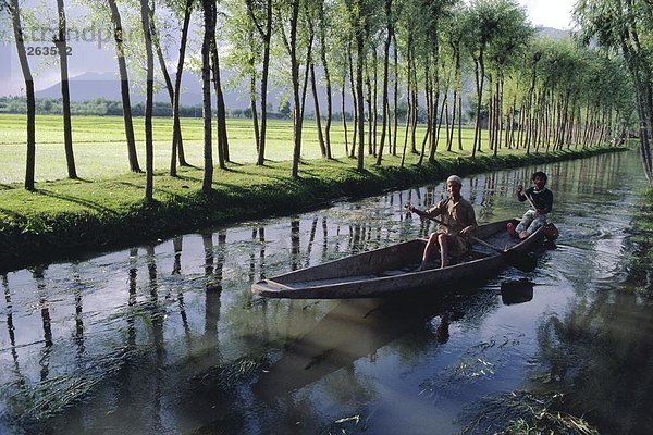 Boot  Wasserweg  Feld  Indien