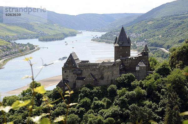 Europa  Bacharach  Deutschland  Rheintal  Rheinland-Pfalz  Burg Stahleck