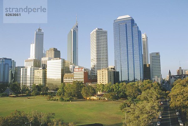 Glockenturm  Skyline  Skylines  Großstadt  Australien  Perth  Western Australia