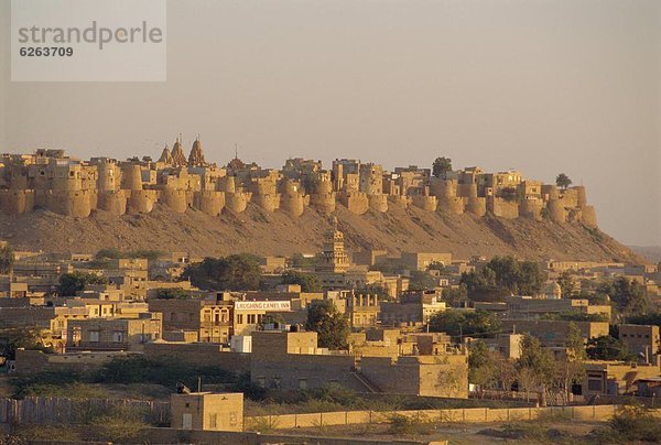 Großstadt  Ansicht  befestigen  Indien  Jaisalmer  alt