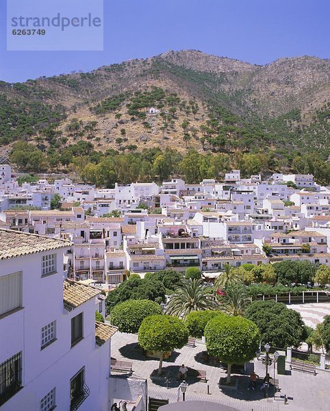 Europa  Hügel  weiß  Dorf  Mijas  Spanien