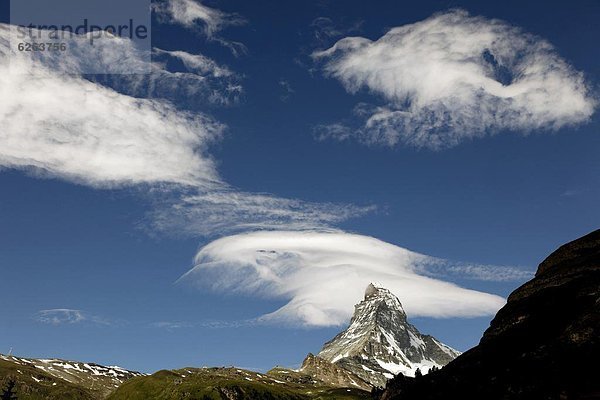 Europa  Westalpen  Schweiz  Zermatt