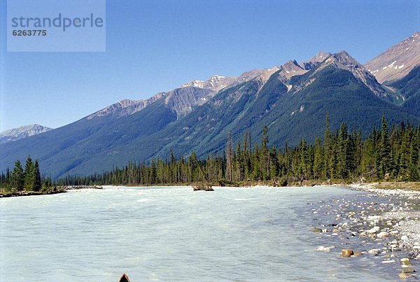 Rocky Mountains  British Columbia  Kanada  Kicking Horse River