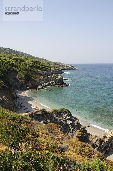 Strand bei Perivoli  Skopelos  Sporades Inseln  griechische Inseln  Griechenland  Europa