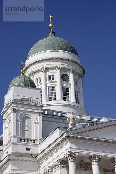 Helsinki  Hauptstadt  hoch  oben  nahe  Europa  Kathedrale  Quadrat  Quadrate  quadratisch  quadratisches  quadratischer  Finnland