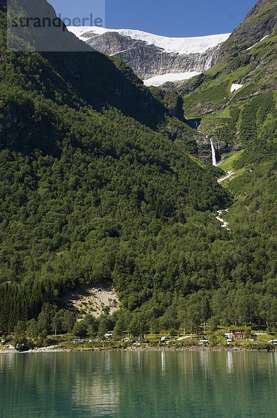 Europa  Norwegen  Wasserfall