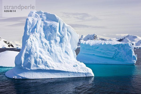 Wasserrand  Eisberg  Antarktis  Bucht  gemahlen  Paradies  Halbinsel