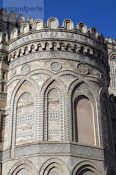 Detail  Details  Ausschnitt  Ausschnitte  Europa  Außenaufnahme  Kathedrale  Italien  Palermo  Sizilien