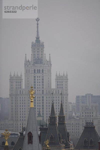 Moskau  Hauptstadt  Dach  Europa  Russland