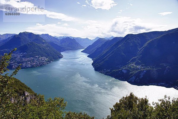 Europa Lugano Schweiz Kanton Tessin