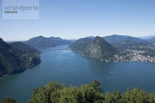 Europa Lugano Schweiz Kanton Tessin