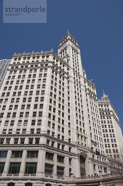 Das Wrigley Building  Chicago  Illinois  Vereinigte Staaten von Amerika  Nordamerika