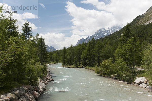 Montblanc  Mont Blanc  Europa  Aostatal  Italien