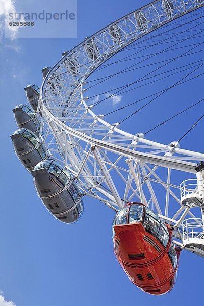 Das Millennium Wheel (London Eye)  London  England  Großbritannien  Europa