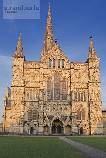 Kathedrale von Salisbury  Salisbury Cathedral  Salisbury  Wiltshire  England  Großbritannien  Europa