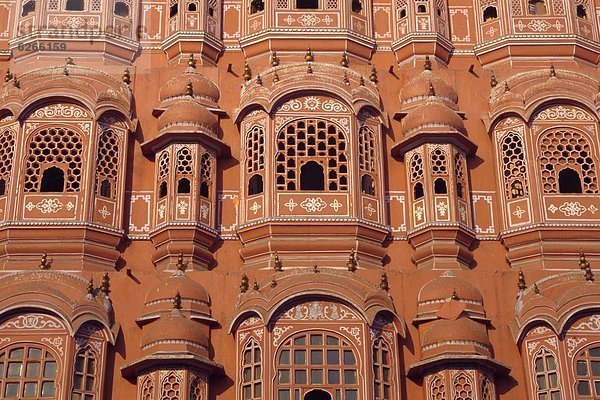 Wind  Palast  Schloß  Schlösser  Indien  Jaipur  Rajasthan  Schiffswache